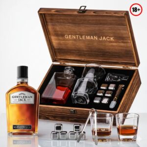 Customizes Elite Whisky Set + 700ml Gentleman's Jack Whiskey